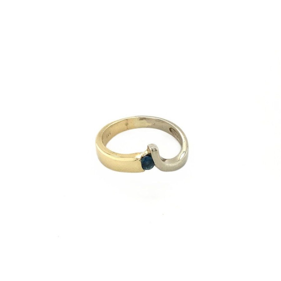 Jewelry vintage Rings With Gemstone | Ring With Sapphire 12 Krt