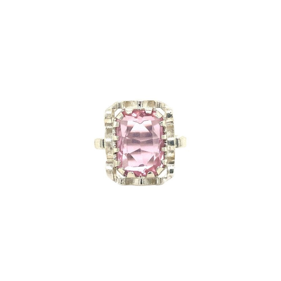 Jewelry vintage Rings With Gemstone | Queen'S Ring 925 - Pink Sakura