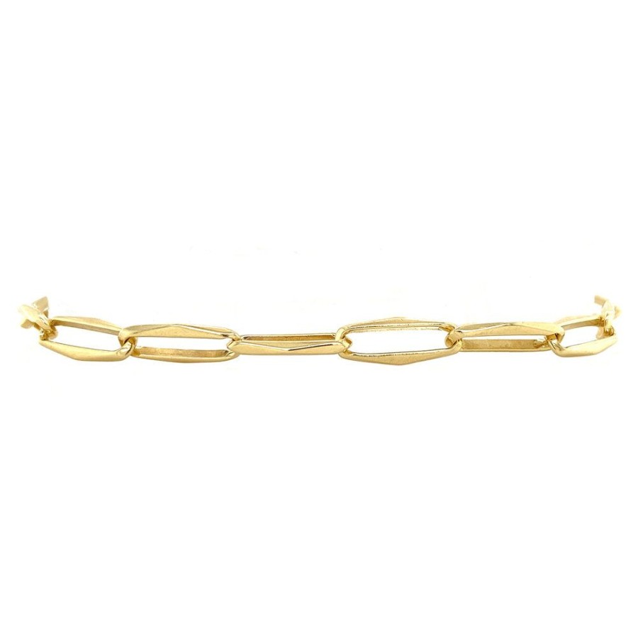 Jewelry vintage Golden Bracelets | Gold Closed For Ever Bracelet 20 Cm 14 Krt