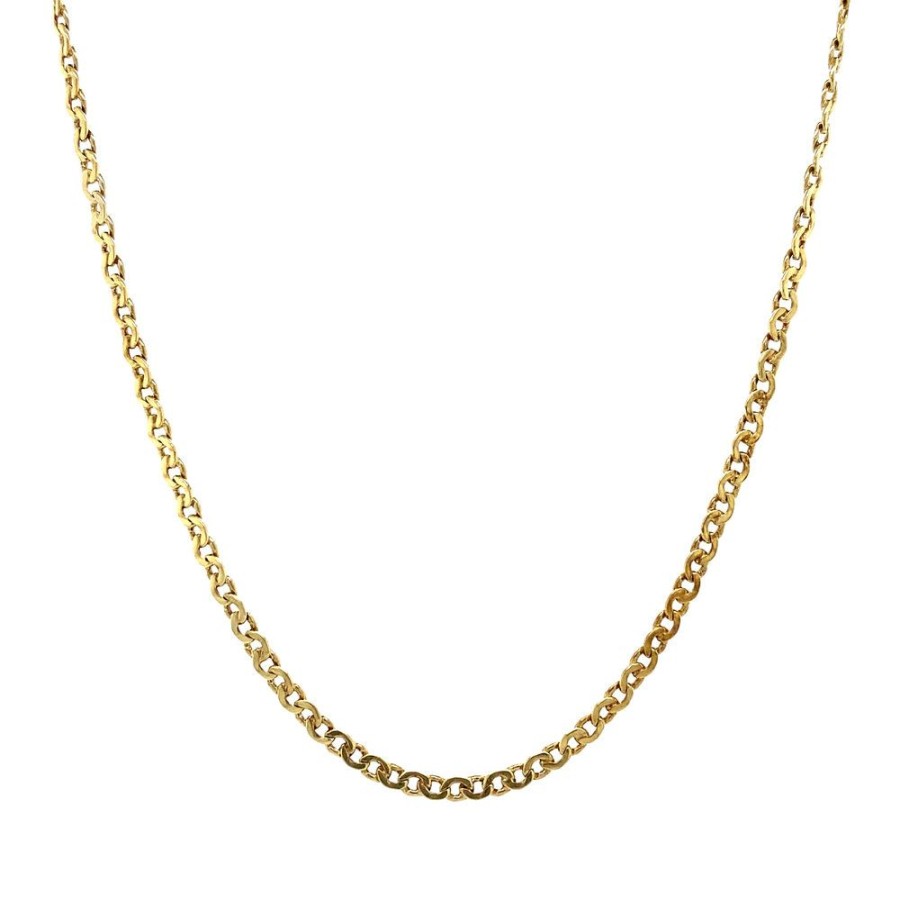 Jewelry vintage Golden Chains | Gold Length Necklace Fantasy 60 Cm 14 Krt