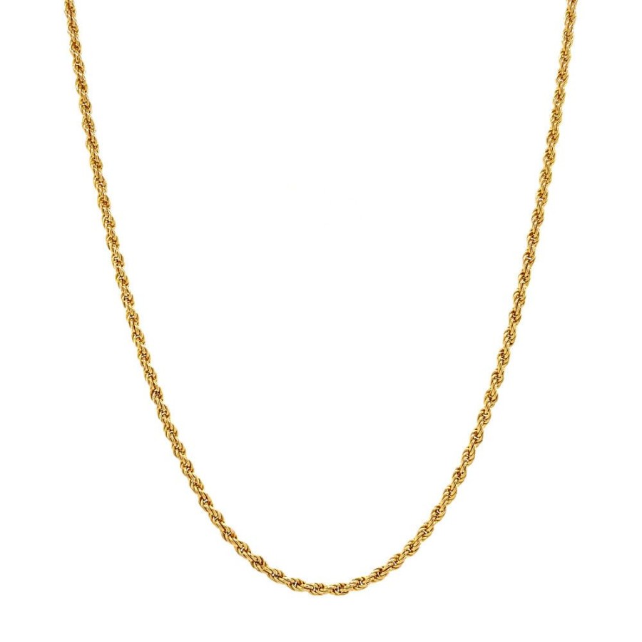 Jewelry vintage Golden Chains | Gold Necklace Cord 42.5 Cm 14 Krt