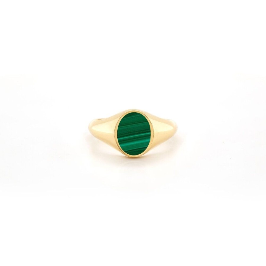 Jewelry vintage Rings With Gemstone | Twiggy Ring Xs 14 Krt - Royal Green