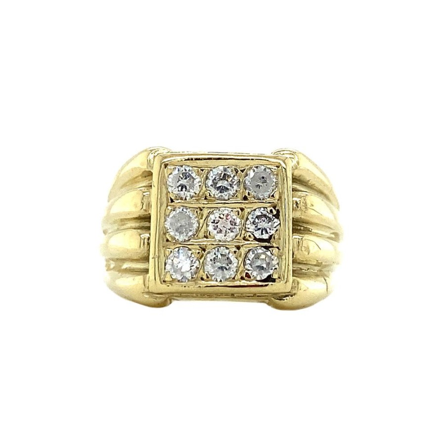 Jewelry vintage Rings With Gemstone | Gold Ring With Zirconia 14 Krt