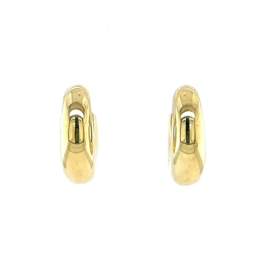 Jewelry vintage Ear Hoops | Gold Earrings 14 Crt