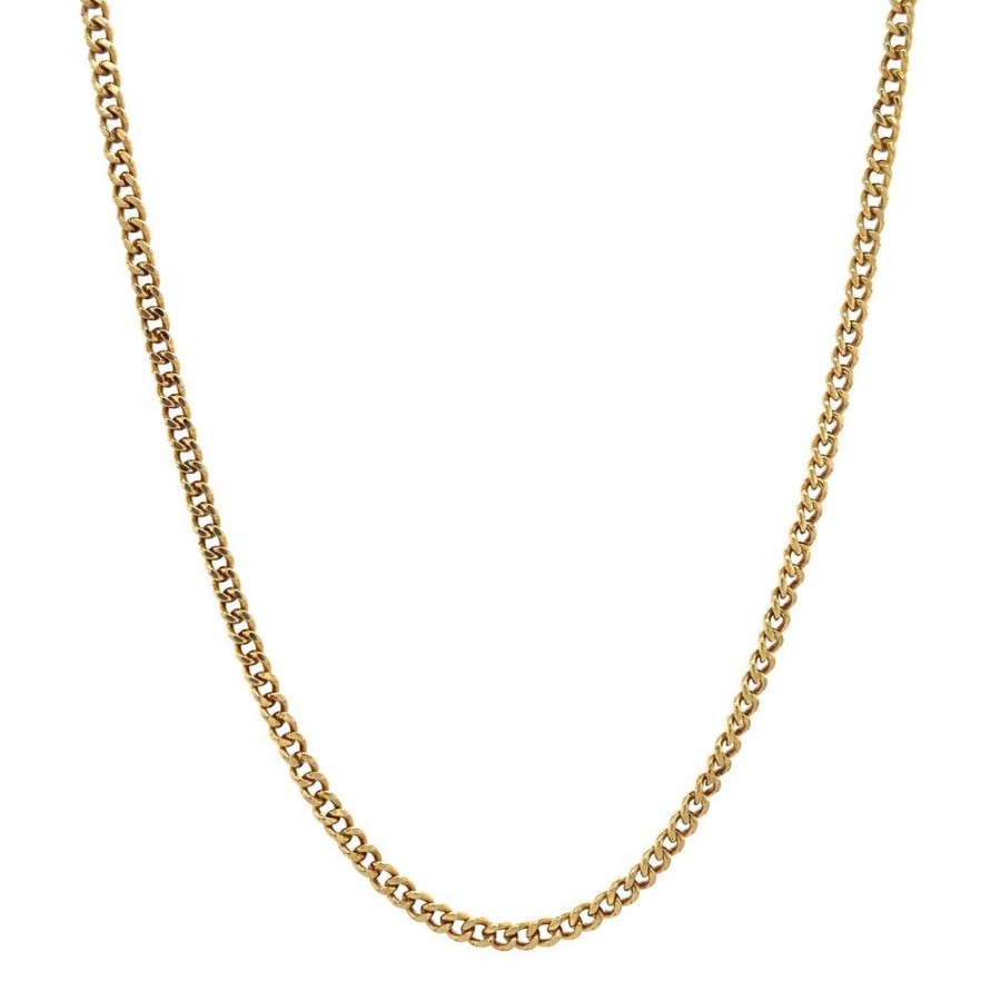 Jewelry vintage Length Necklaces | Gold Length Necklace Gourmet 65 Cm 14 Krt