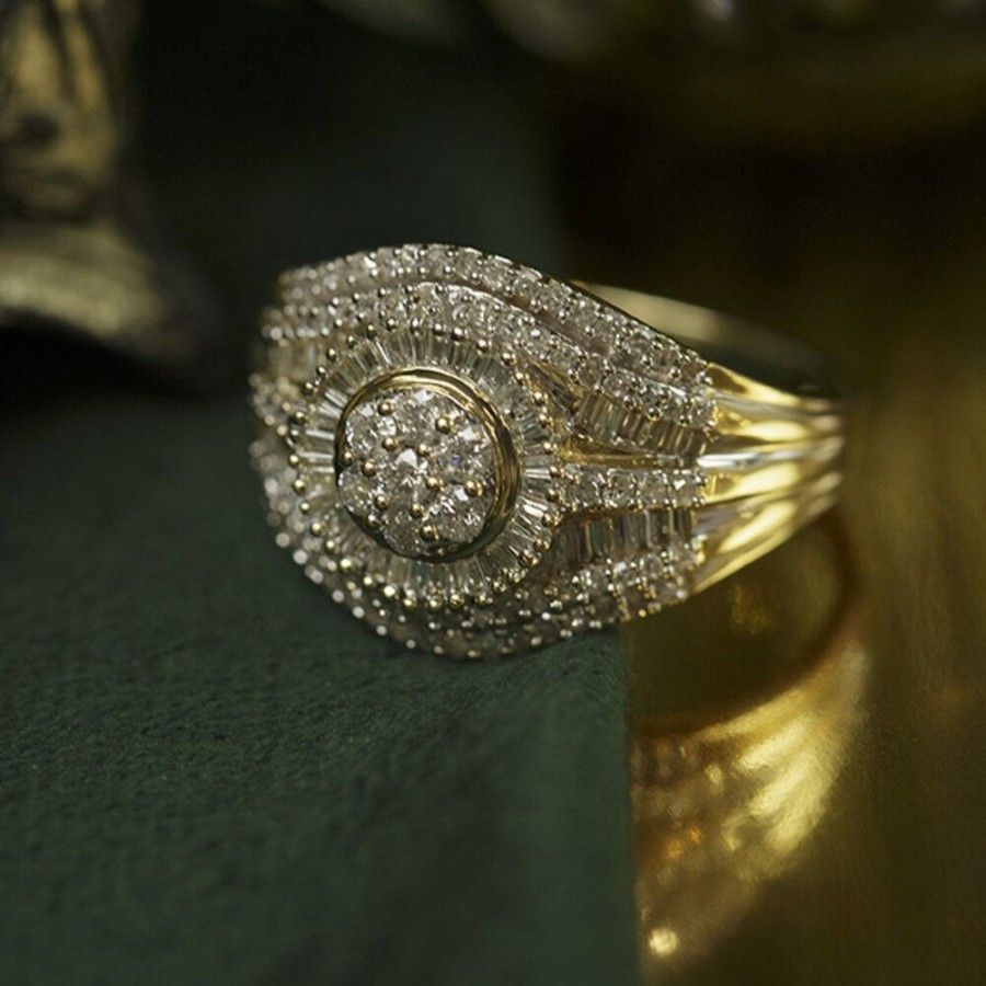 Jewelry vintage Diamond Rings | Gold Ring With Diamond 14 Krt