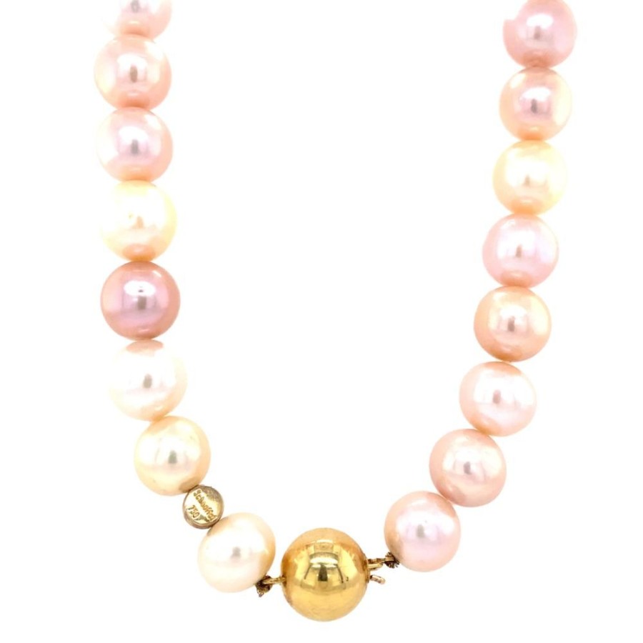 Jewelry vintage Necklaces With Gemstone | Golden Shoe Pearl Necklace 18 Krt