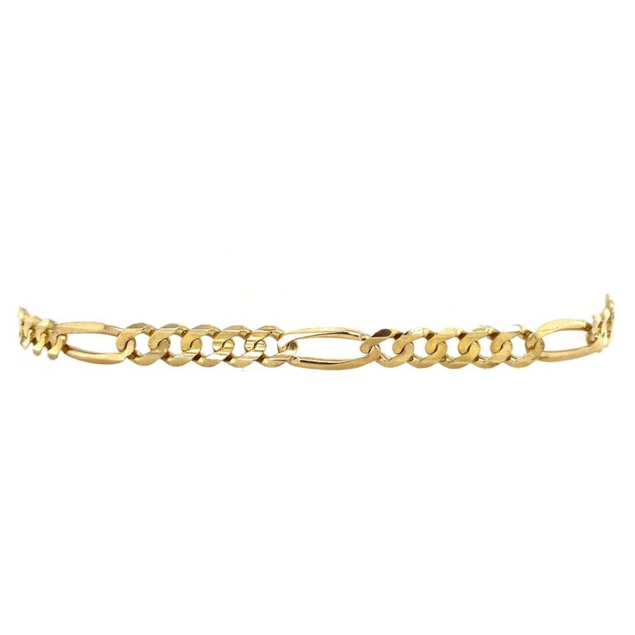 Jewelry vintage Golden Bracelets | Bracelet Figaro 20 Cm 8 Krt