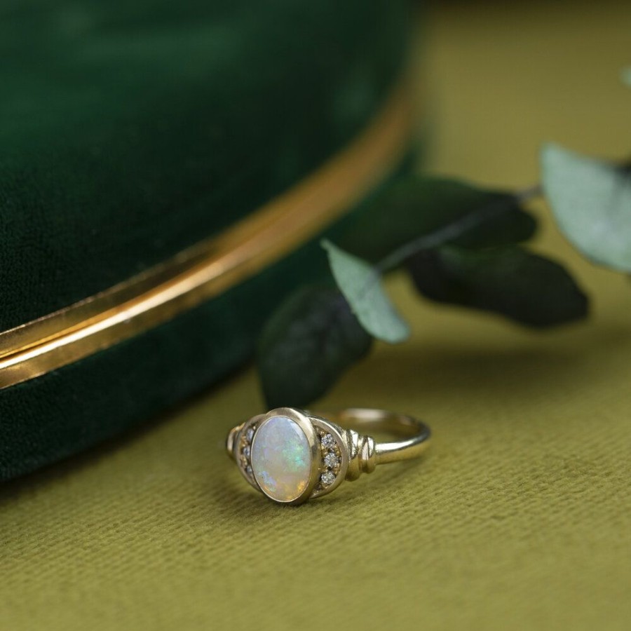 Jewelry vintage Rings With Gemstone | Jane Ring 14 Krt - Aurora