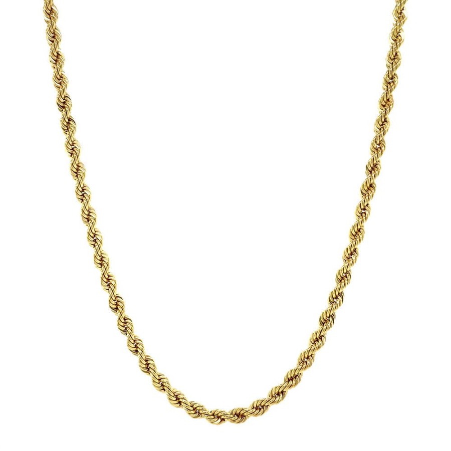 Jewelry vintage Golden Chains | Gold Necklace Cord 45 Cm 14 Krt