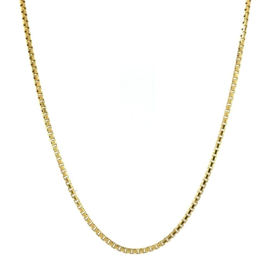 Jewelry vintage Length Necklaces | Golden Length Necklace Venetian 70 Cm 14 Krt