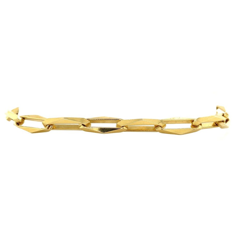 Jewelry vintage Golden Bracelets | Gold Closed Forever Bracelet 20 Cm 14 Krt