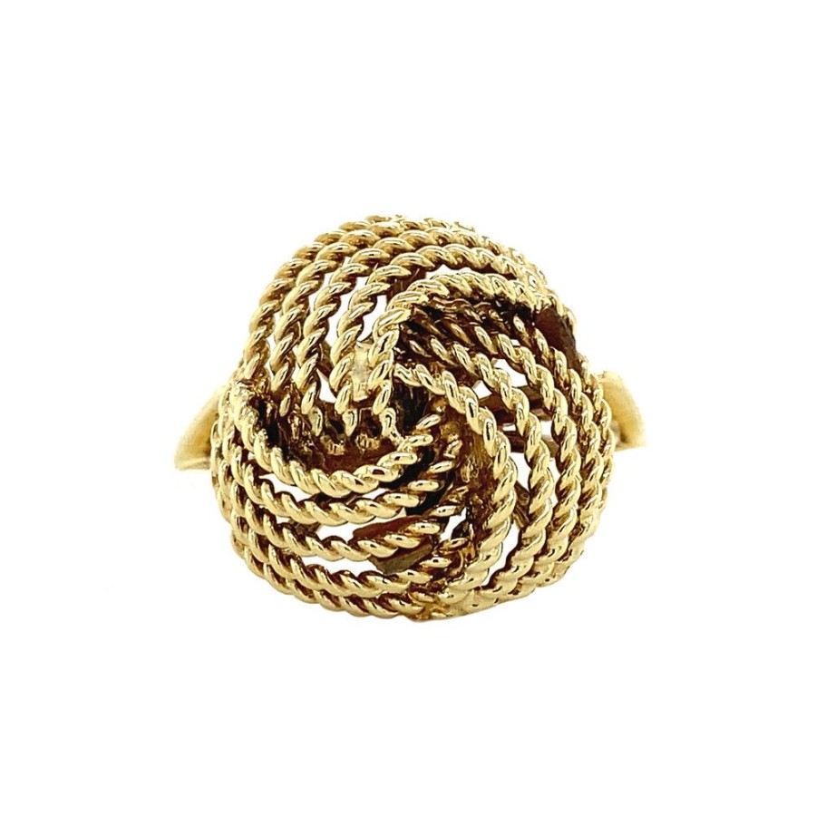 Jewelry vintage Golden Rings | Gold Fantasy Ring 14 Krt