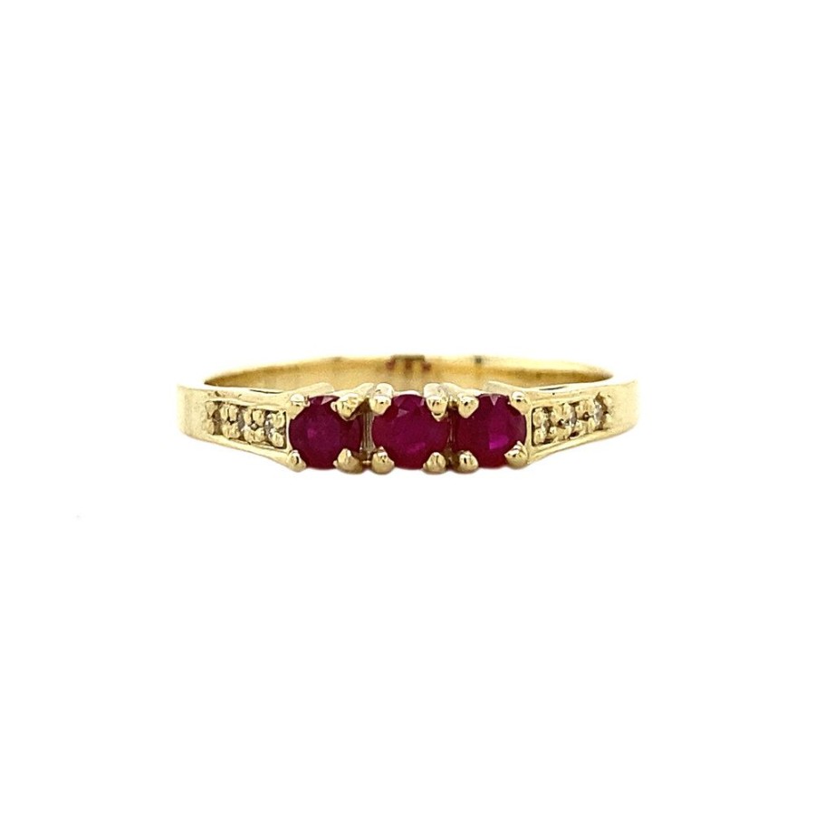 Jewelry vintage Rings With Gemstone | Katharine Ring 14 Krt - Ruby Ruby