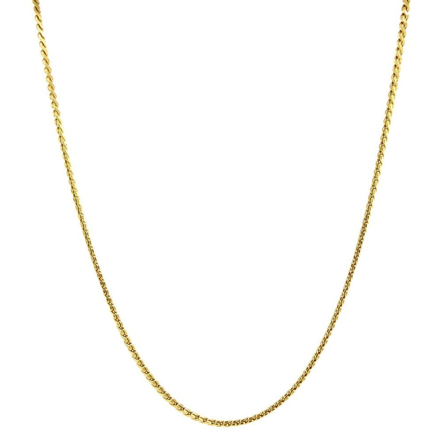 Jewelry vintage Length Necklaces | Gold Length Necklace S-Switch 14 Krt 71 Cm