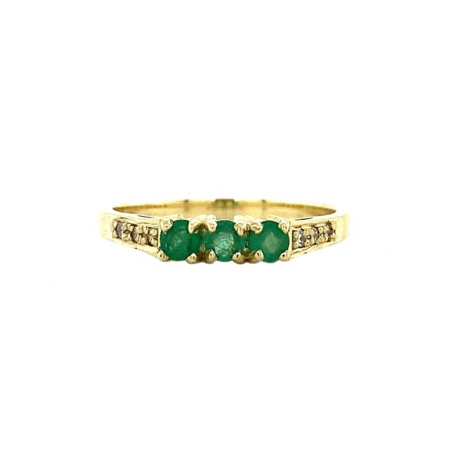 Jewelry vintage Rings With Gemstone | Katharine Ring 14 Krt - Emerald