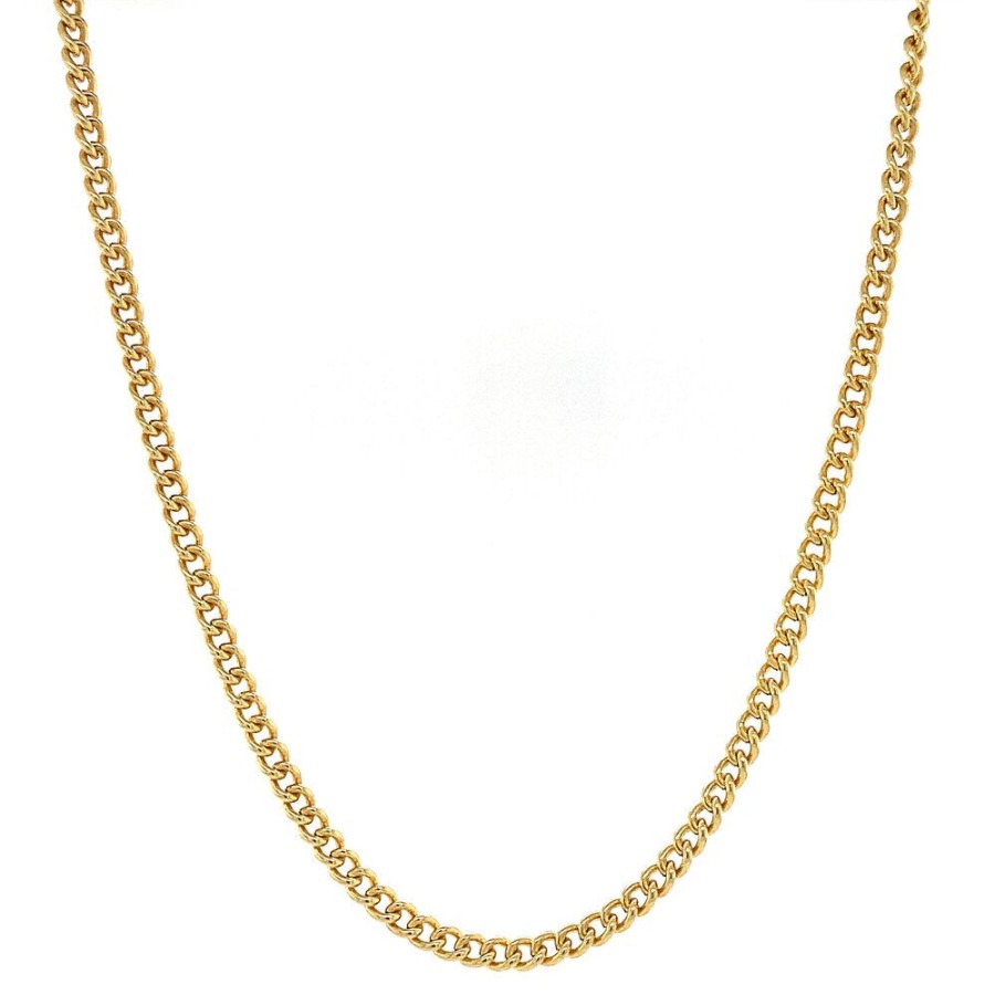 Jewelry vintage Length Necklaces | Gold Length Necklace Gourmet 44 Cm 14 Krt