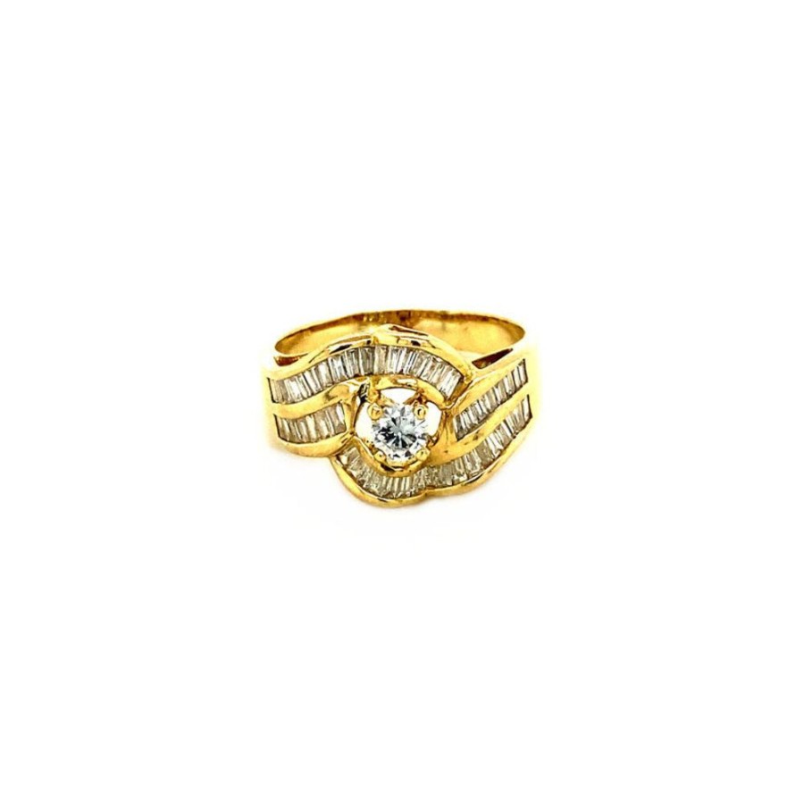 Jewelry vintage Diamond Rings | Gold Ring With Diamond 18 Krt