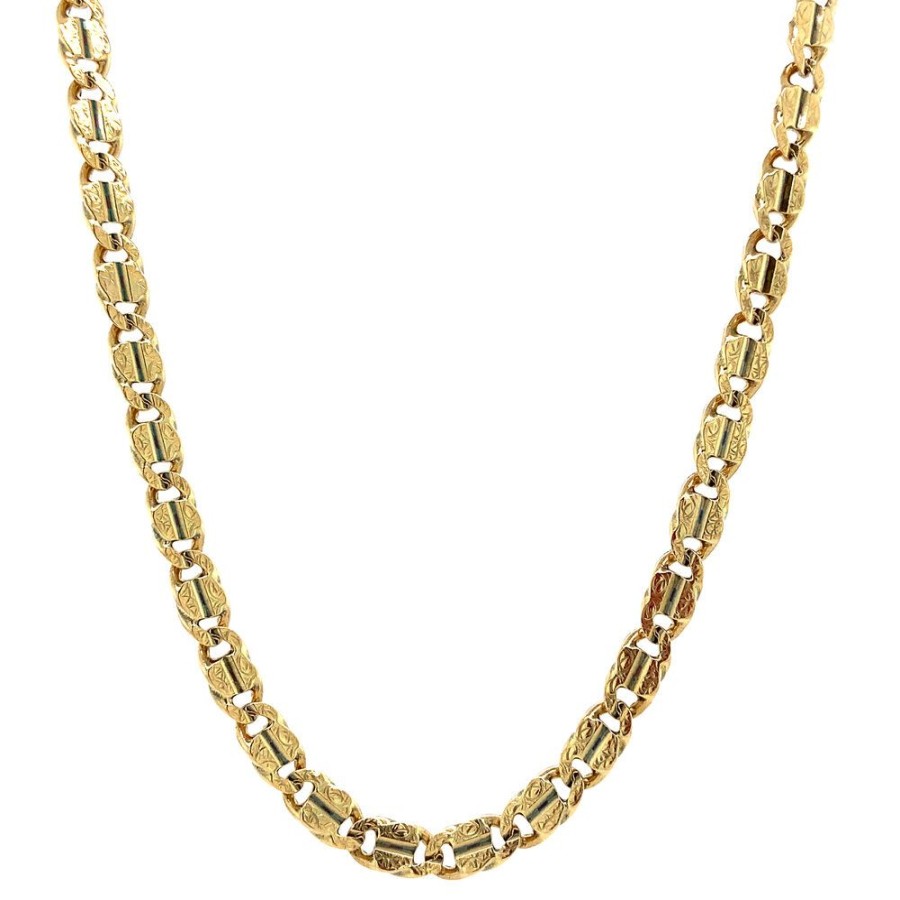 Jewelry vintage Golden Chains | Gold Necklace Fantasy 64 Cm 14 Krt