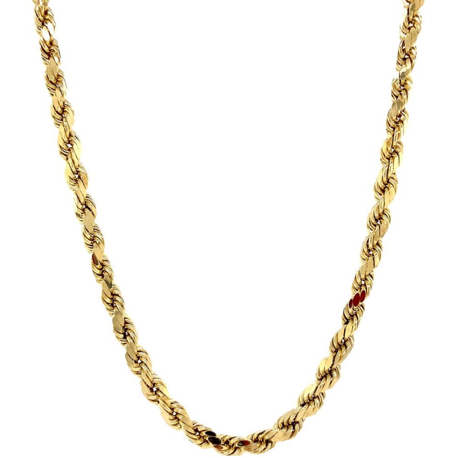 Jewelry vintage Golden Chains | Gold Necklace Cord 46 Cm 14 Krt