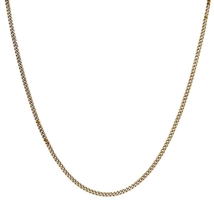 Jewelry vintage Length Necklaces | Gold Length Necklace Gourmet 40 Cm 14 Krt