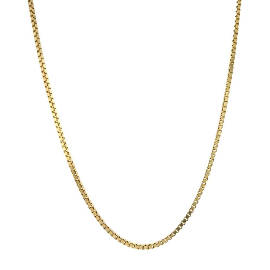 Jewelry vintage Length Necklaces | Golden Necklace Venetian 42.5 Cm 14 Krt