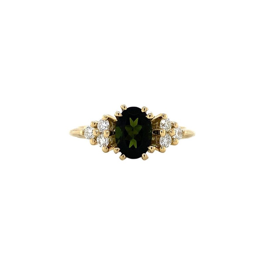 Jewelry vintage Rings With Gemstone | Audrey Ring 14 Krt - Forest