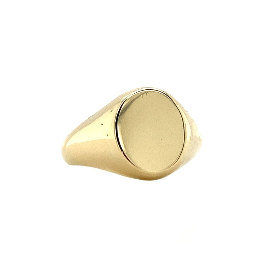 Jewelry vintage Golden Rings | Gold Signet Ring 14 Krt