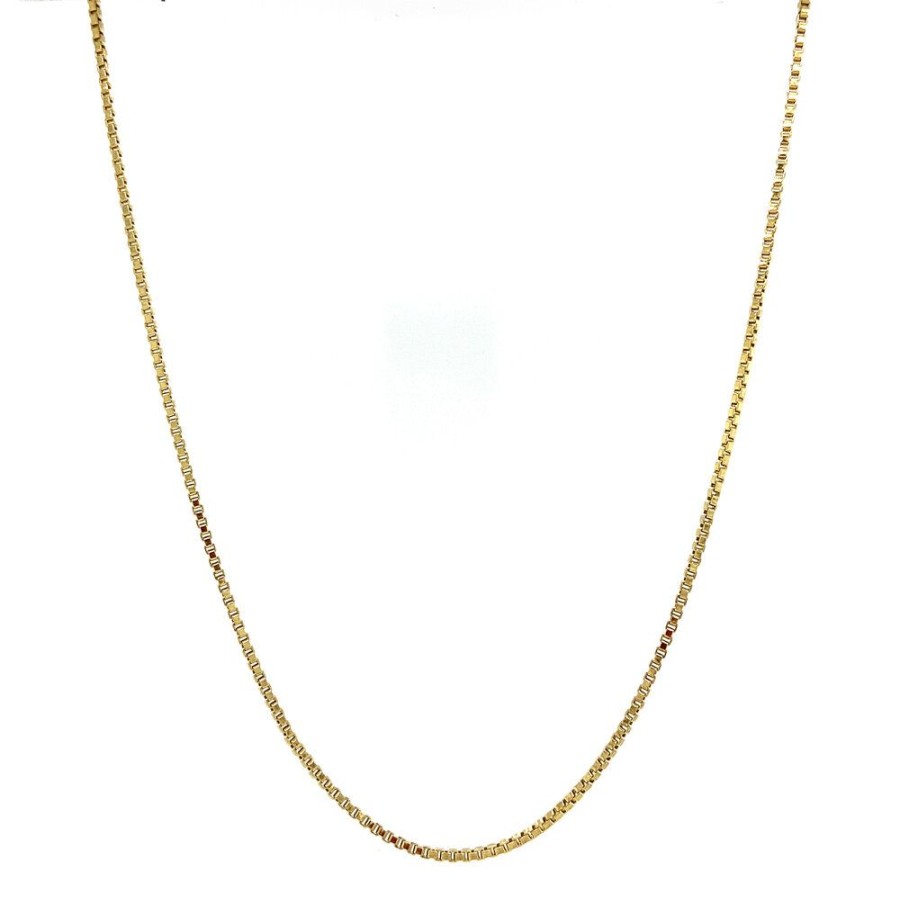 Jewelry vintage Length Necklaces | Gold Length Necklace Venetian 38 Cm 14 Krt