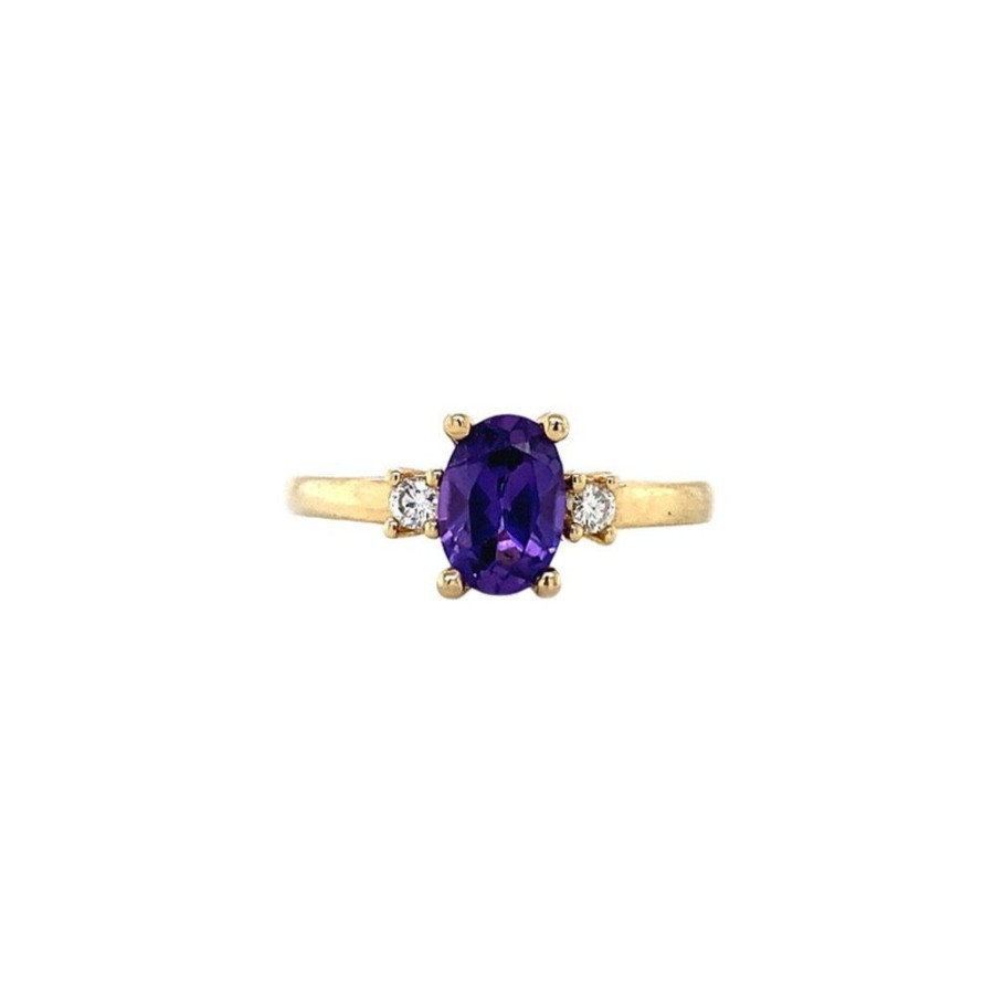 Jewelry vintage Rings With Gemstone | Grace Ring 14 Krt - Violet