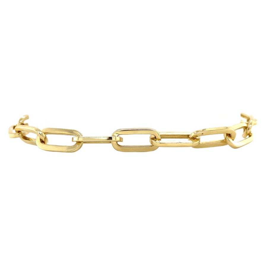 Jewelry vintage Golden Bracelets | Gold Forever Closed Bracelet 20.5 Cm 14 Krt