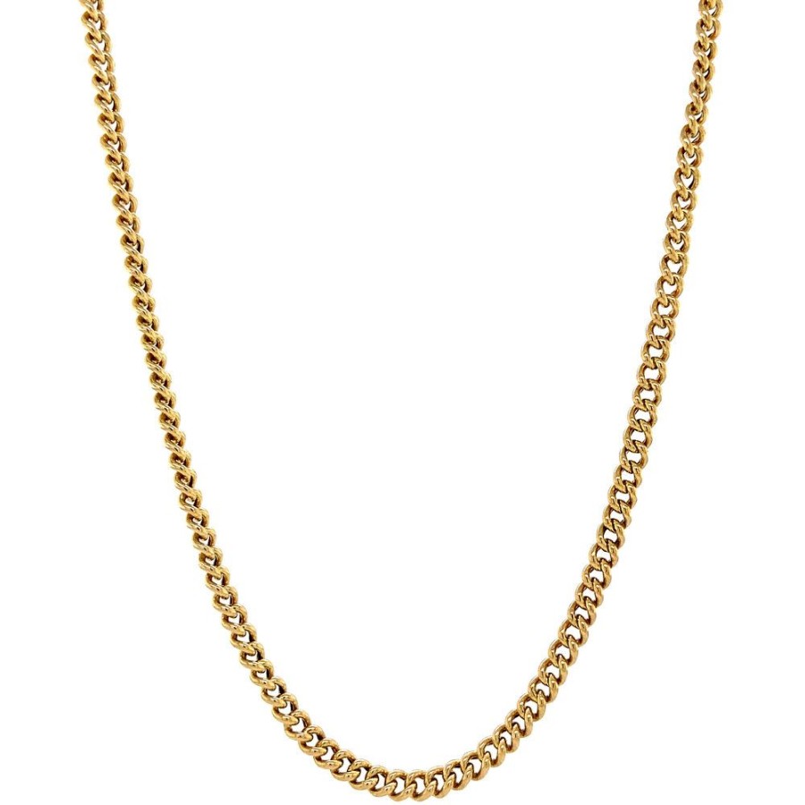 Jewelry vintage Length Necklaces | Gold Necklace Gourmet 44.5 Cm 18 Krt