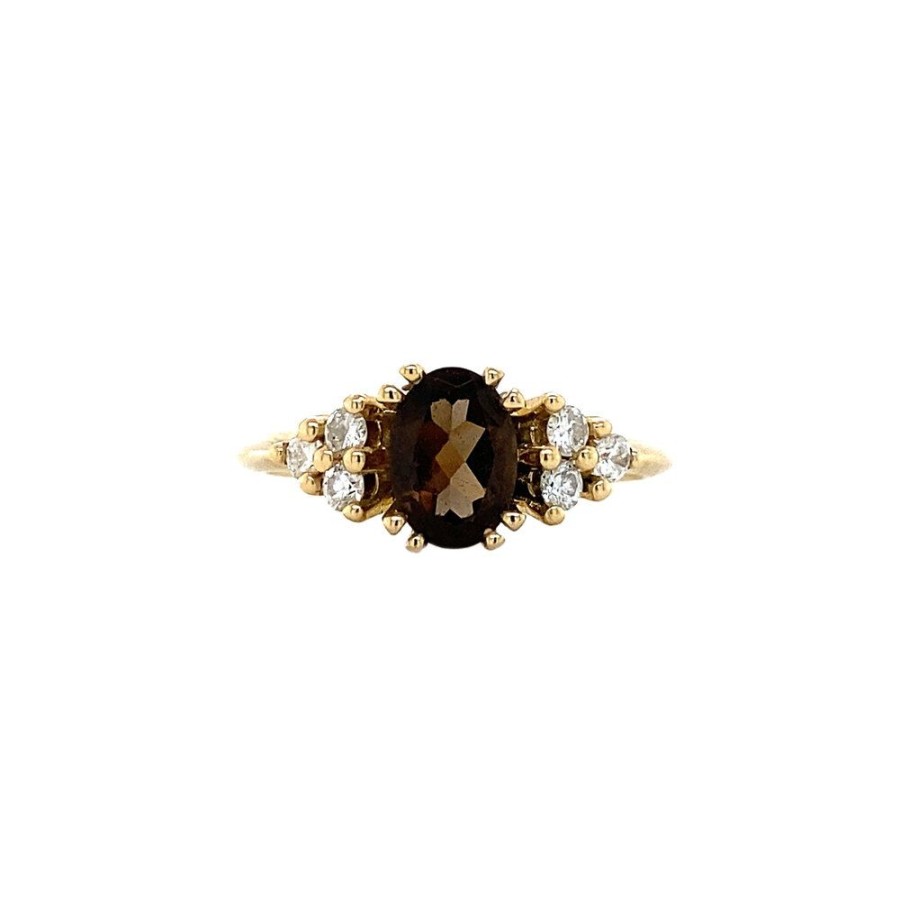 Jewelry vintage Rings With Gemstone | Audrey Ring 14 Krt - Solid Rock