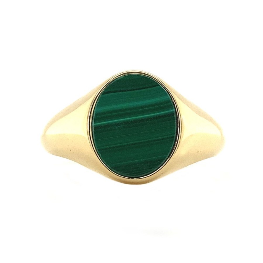 Jewelry vintage Rings With Gemstone | Twiggy Ring 14 Krt - Royal Green