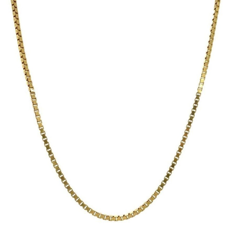 Jewelry vintage Length Necklaces | Golden Length Necklace Venetian 59.5 Cm 14 Krt