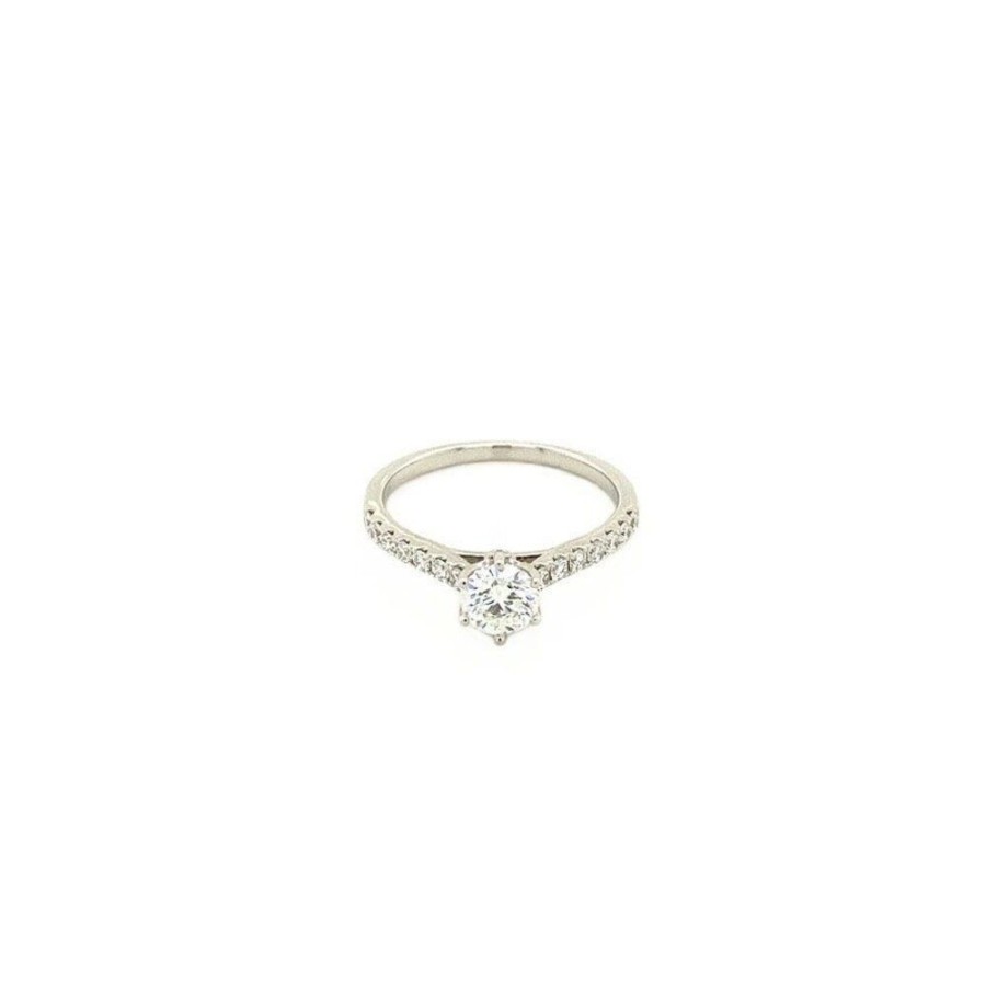 Jewelry vintage Diamond Rings | White Gold Ring With Diamonds 18 Krt